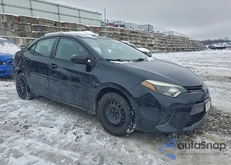 2016 Toyota Corolla L z USA, uszkodzony, nr VIN 2T1BURHE5GC701201